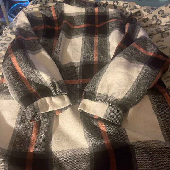 SHEIN Black and Cream Pleated Mini Skirt Casual A-Line - Picture 4 of 5